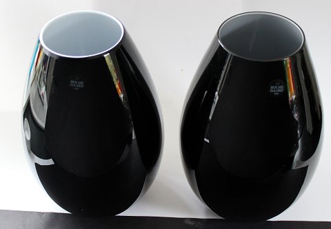 Sort vase, Cocoon, Holmegaard Sort vase, Cocoon, Holmegaard