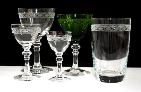Brattingsborg krystalglas,
Holmegaard glasværk