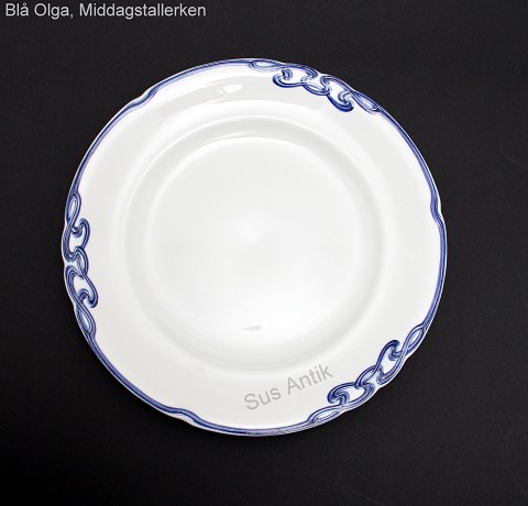 Flad middagstallerken, Blå Olga, Villeroy & Boch