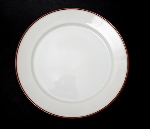 Middagstallerken, Brun Domino, Royal Copenhagen