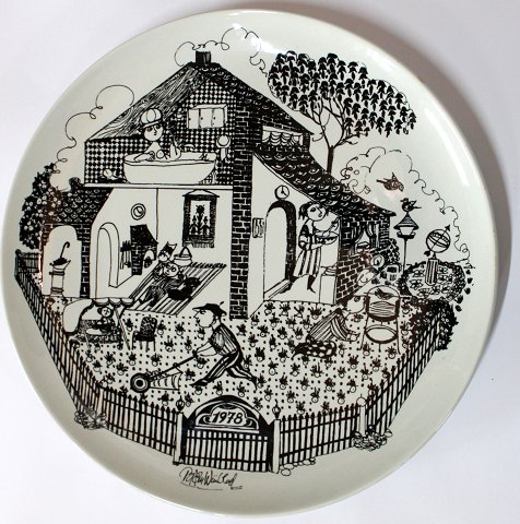 Stor platte Familien Danmark, Bjørn Wiinblad, Nymølle