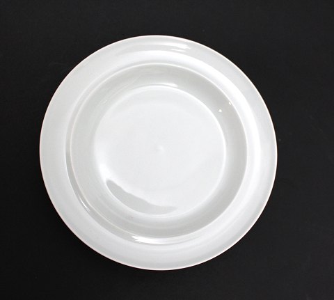 Dyb tallerken 21,5 cm., Hvid Koppel, Bing & Grøndahl