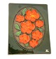 Relief med orange blomster, Jie