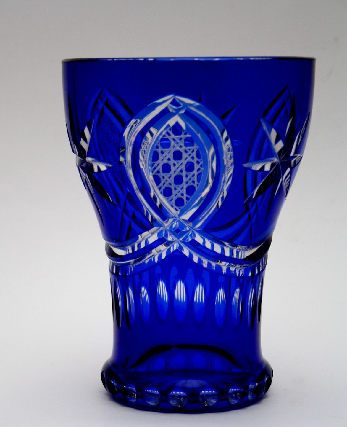 ubehagelig fængelsflugt Charmerende Sus Antik - Blå vase, Bøhmisk krystal