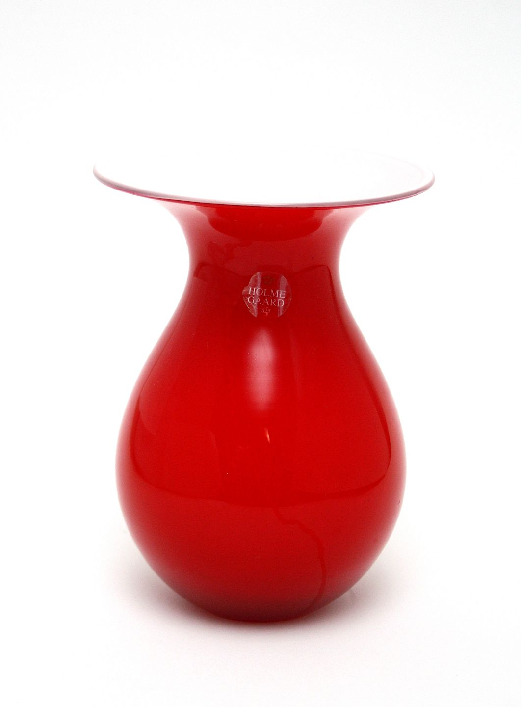Anvendelig wafer svindler Sus Antik - Rød vase, Shape, Holmegaard